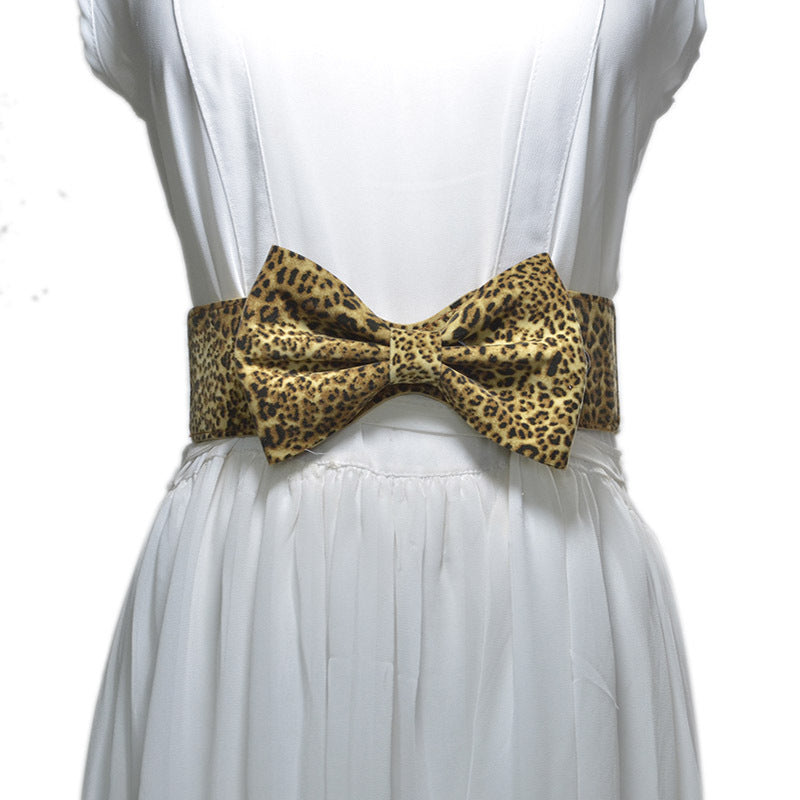 Women's elastic wide belt