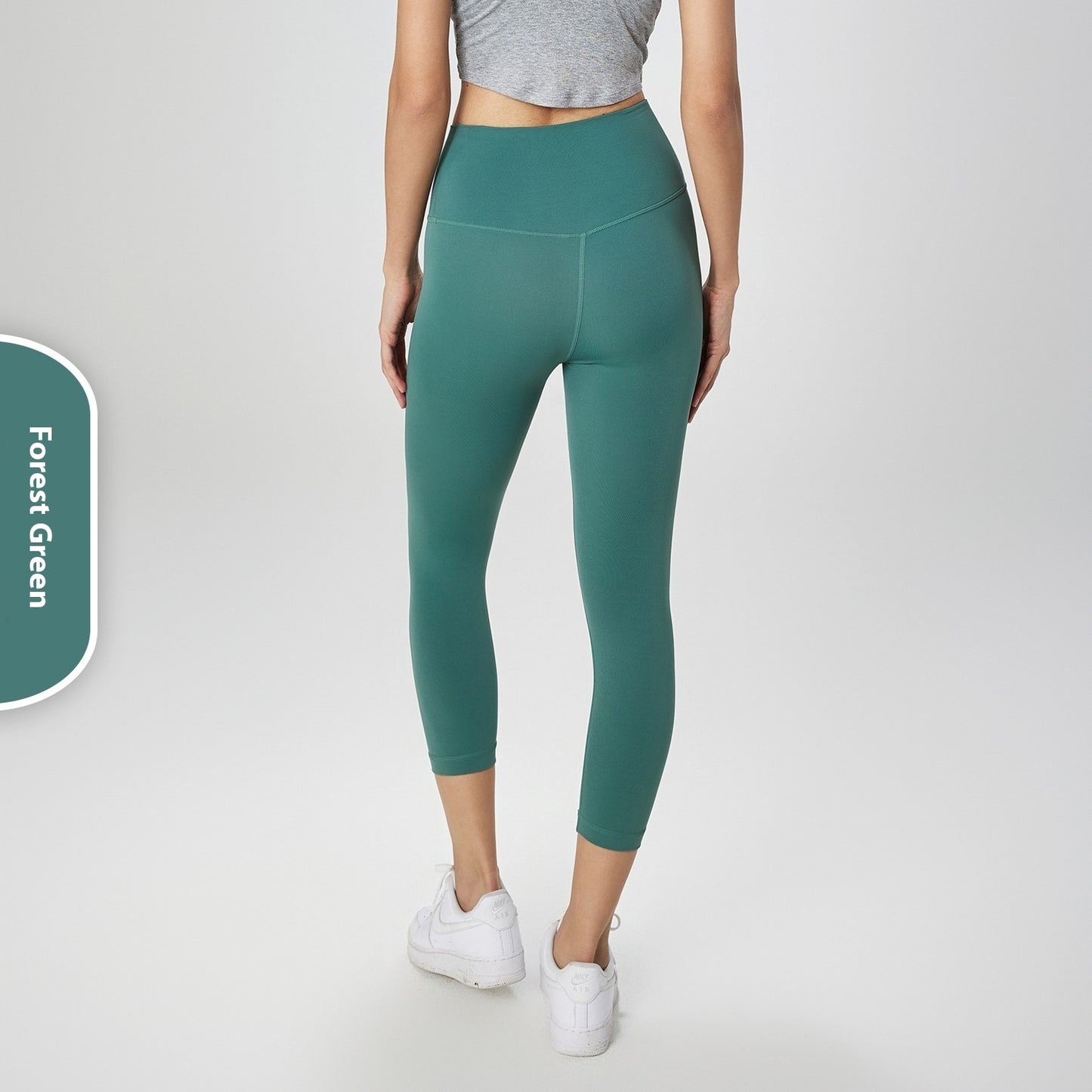 New Fitness Yoga No T-line Nude High-waist Beautiful Buttocks Cropped