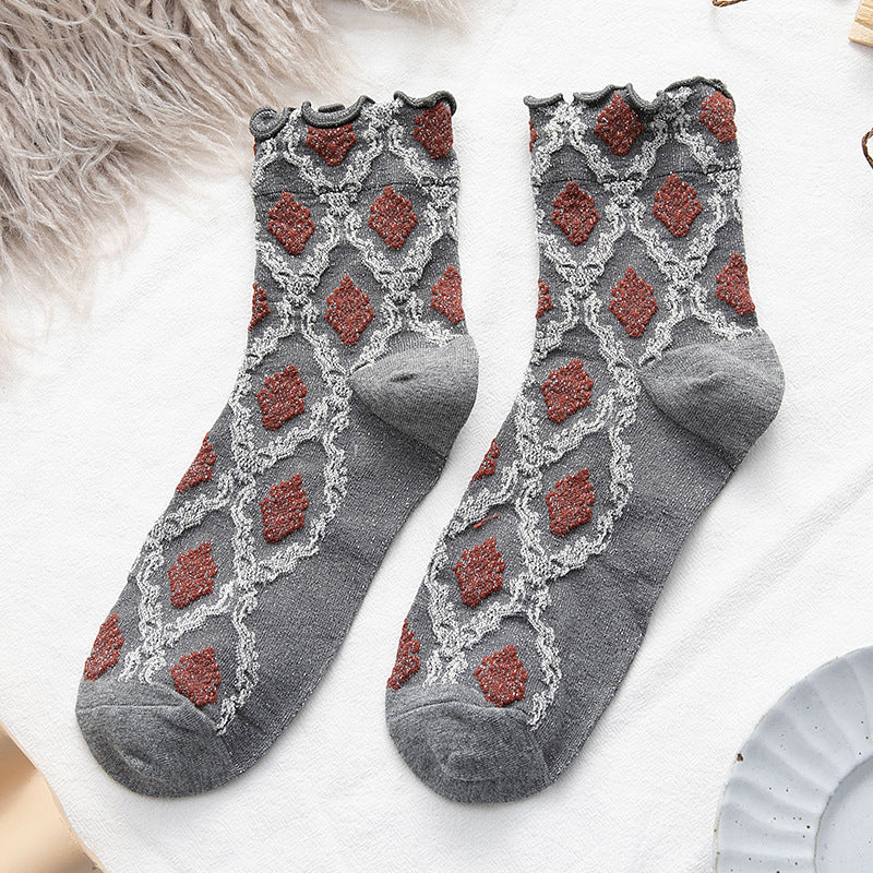 Women's socks Japanese pure cotton