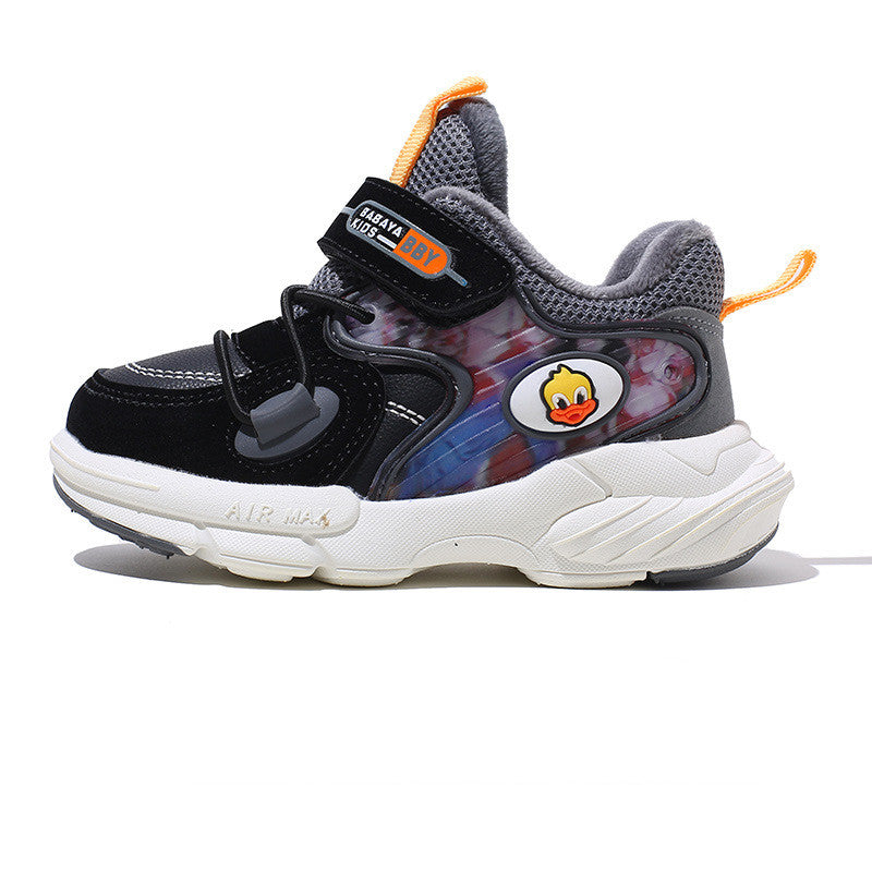 Girls Plus Cashmere Sports Cotton Shoes