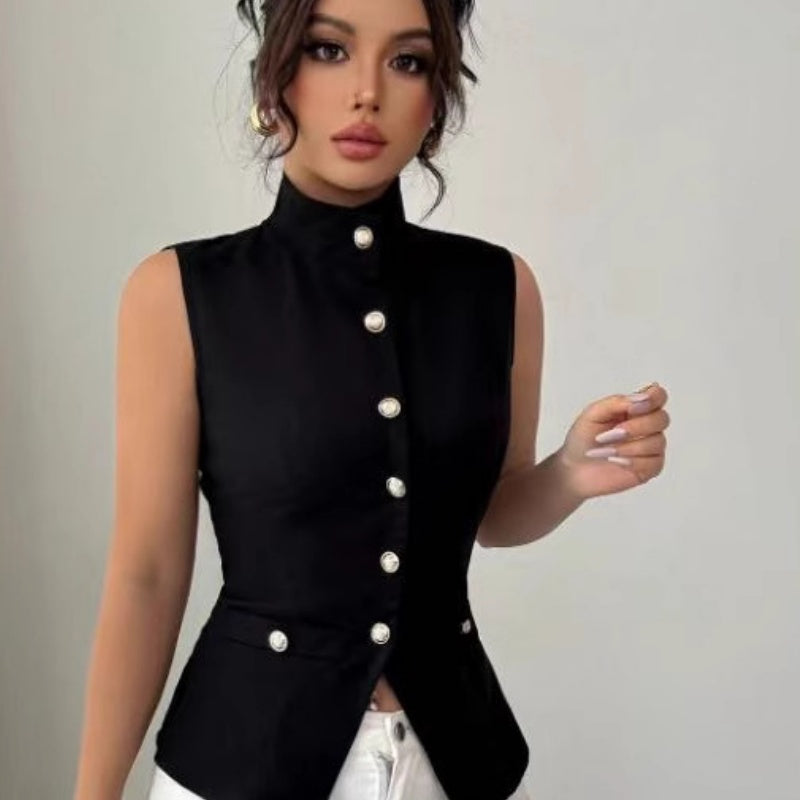 Versatile Fashionable And Chic Sleeveless Vest
