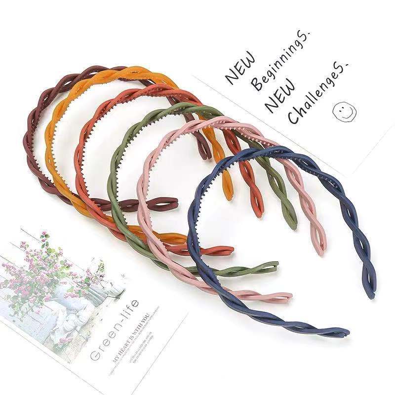 New Minimalistic Headdress Candy Color Plastic Headband