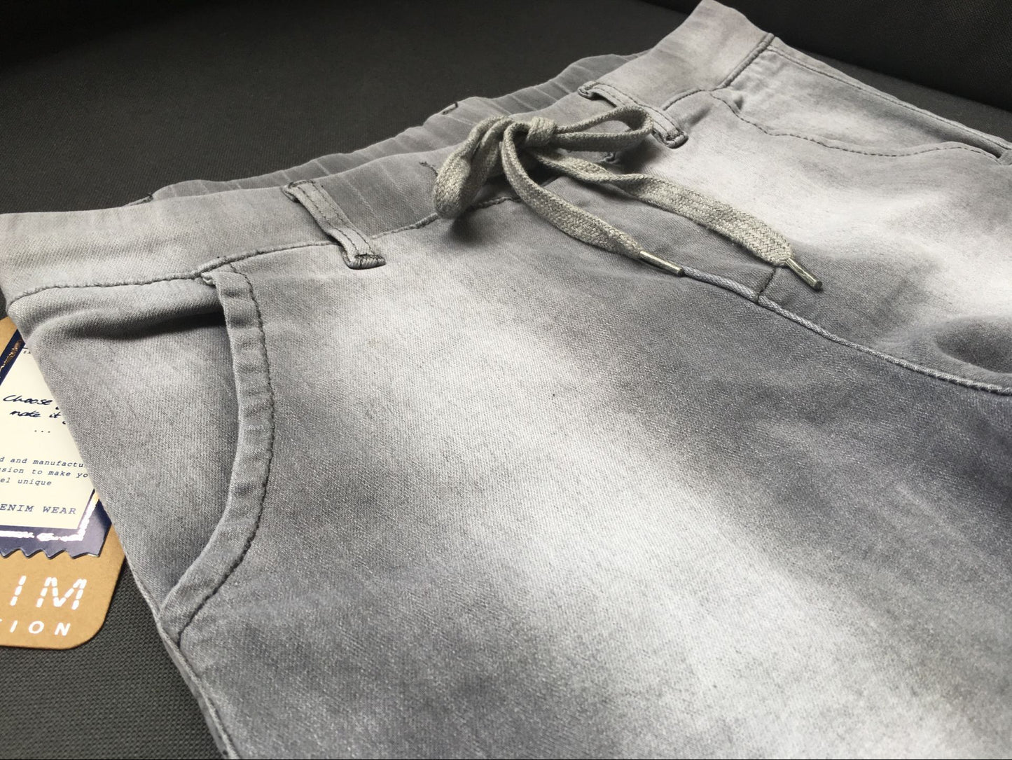 Stretch Jogging Casual Gray Plus Size Women's Pants