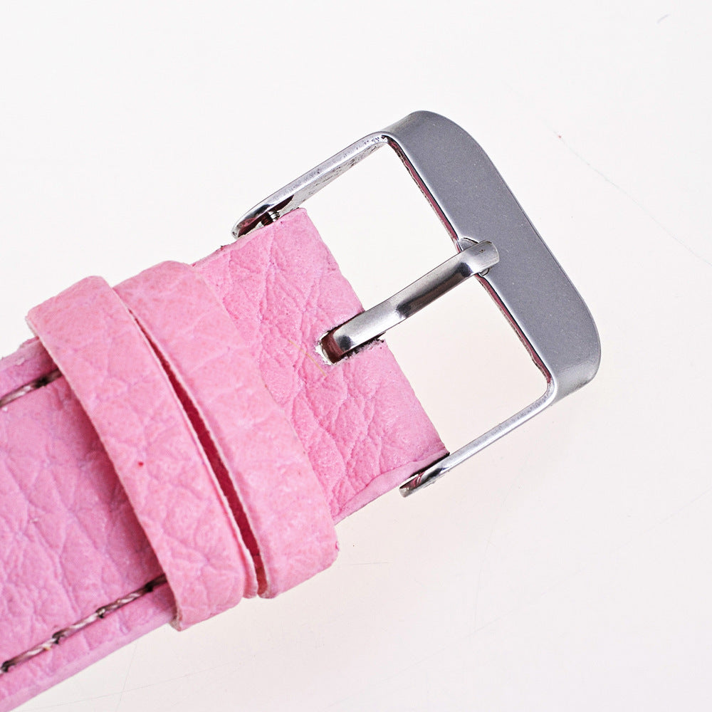 Quartz Watch Men's Leather Strap Korean Women's Student Couple Watch