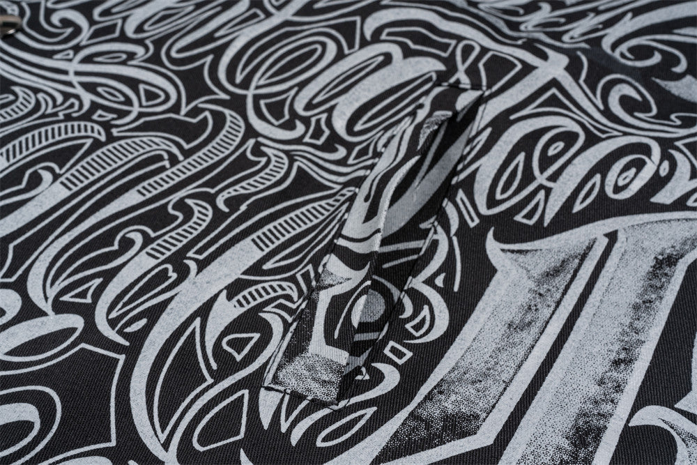Full Printed Graffiti Letter Clown Digital Printed Jacket