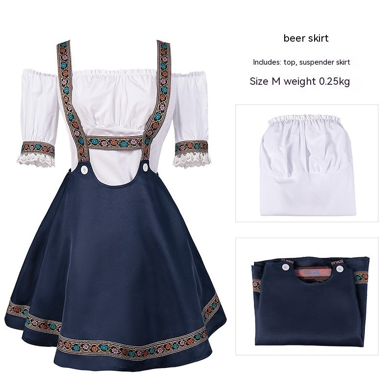 Suspender Suit Bavarian Women's Clothing
