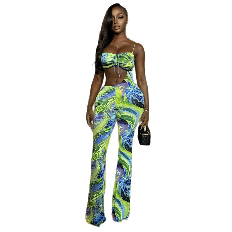 Asymmetric Sexy Wrap-Style Jumpsuit With Ties