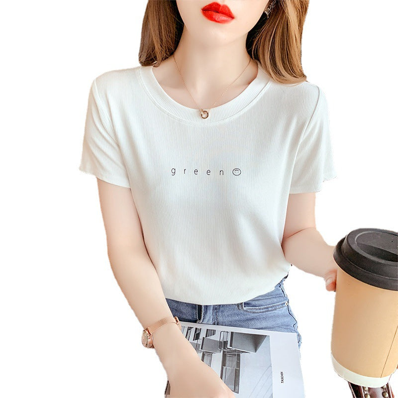 Women's Drape Print Casual T-shirt Summer