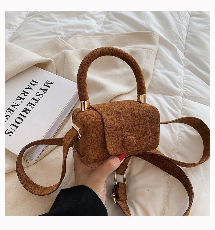 Women's New Popular Frosted One-shoulder Messenger Handbag