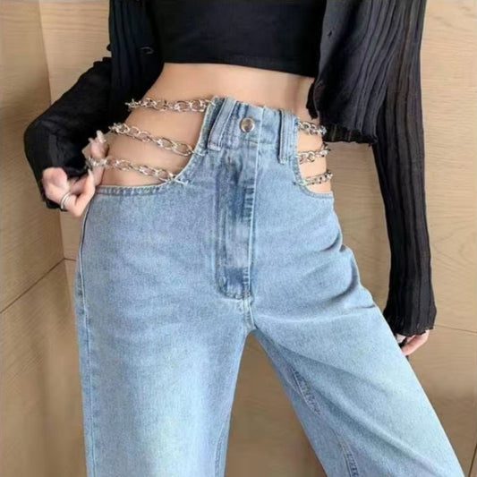 Spicy Girl Vidde Ben Denim Jeans Til Kvinder Trendy