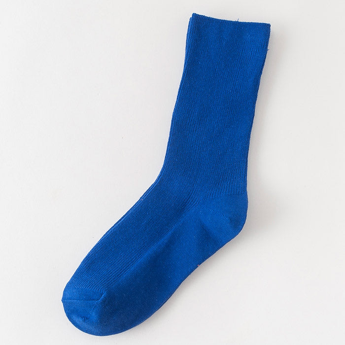 Vintage Forest Vertical Cotton College Style Socks