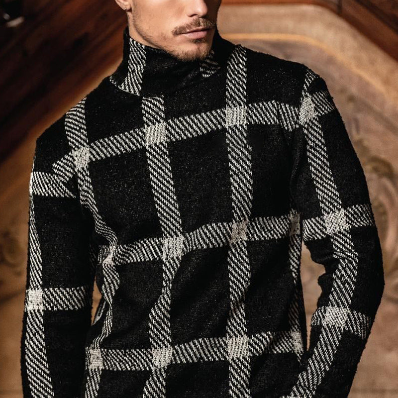 New Slim Striped Casual Top Men's Hot Style