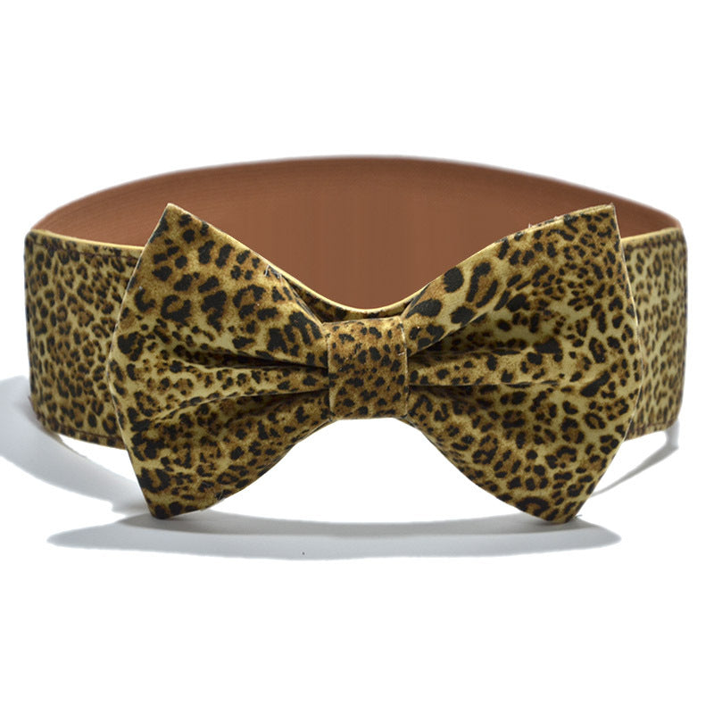 Women's elastic wide belt