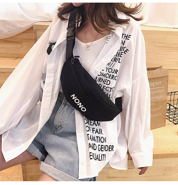 Canvas chest bag