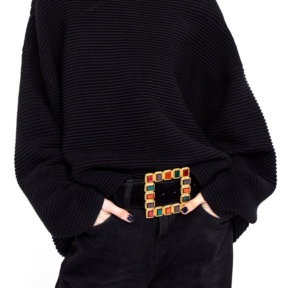 ZA velvet ladies belt