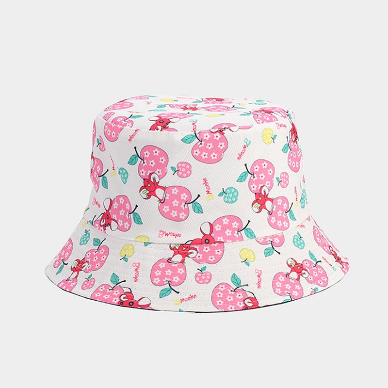 Fruit Pattern Bucket Hat Men And Women Outdoor Casual Sun Hat
