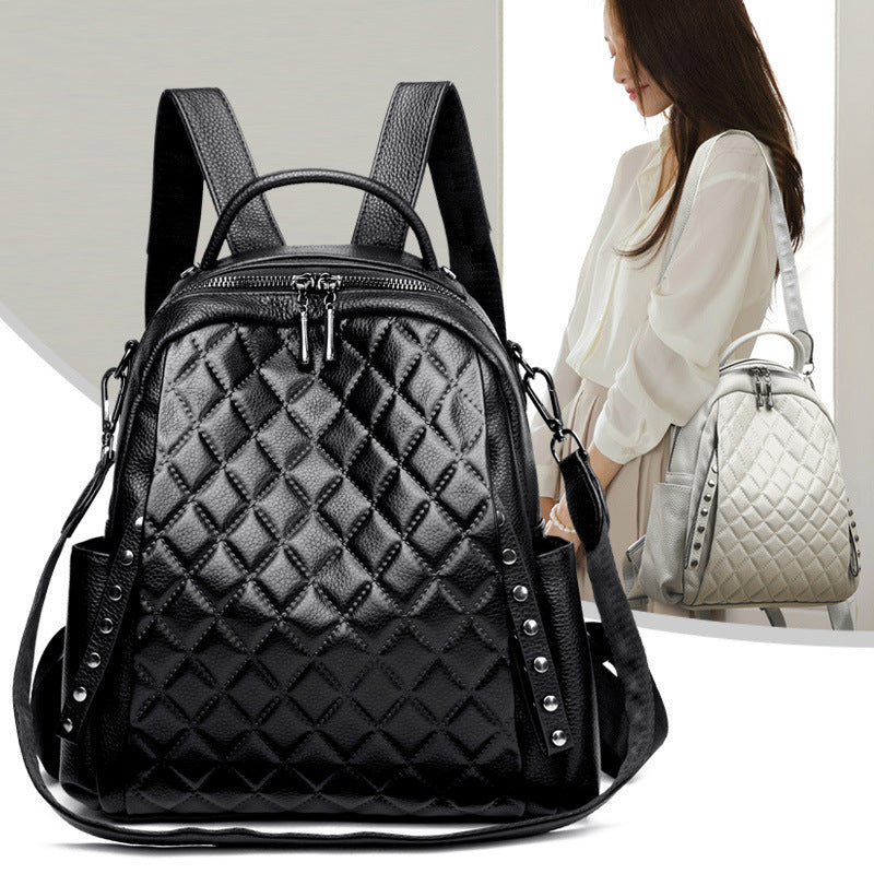 Large Capacity Lingge Women's Casual Backpack