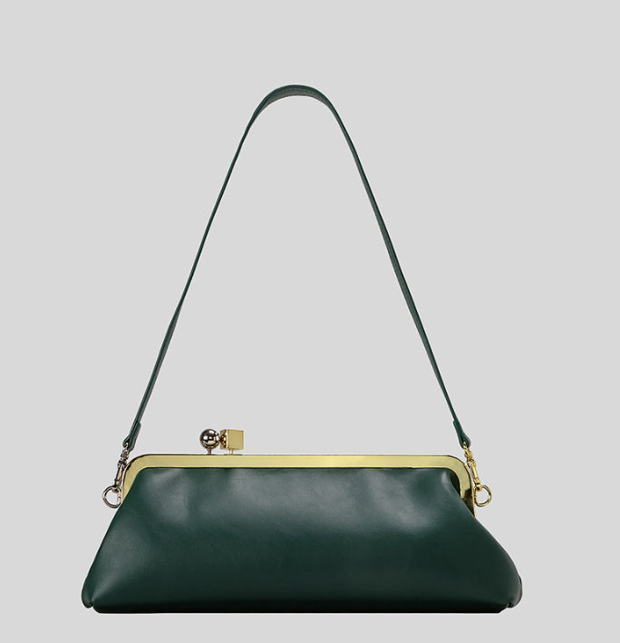 Mirror Baguette High-end Spherical Metal Block Clip Bag