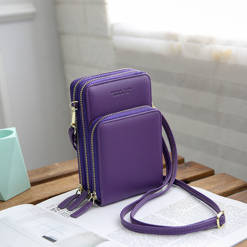 Multi-Layer Large Screen Mobile Phone Bag