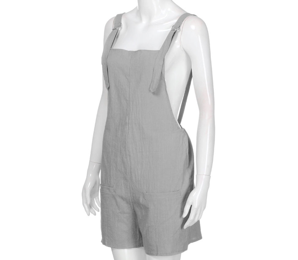 Youthful Cotton Overall Shorts 4 Colors