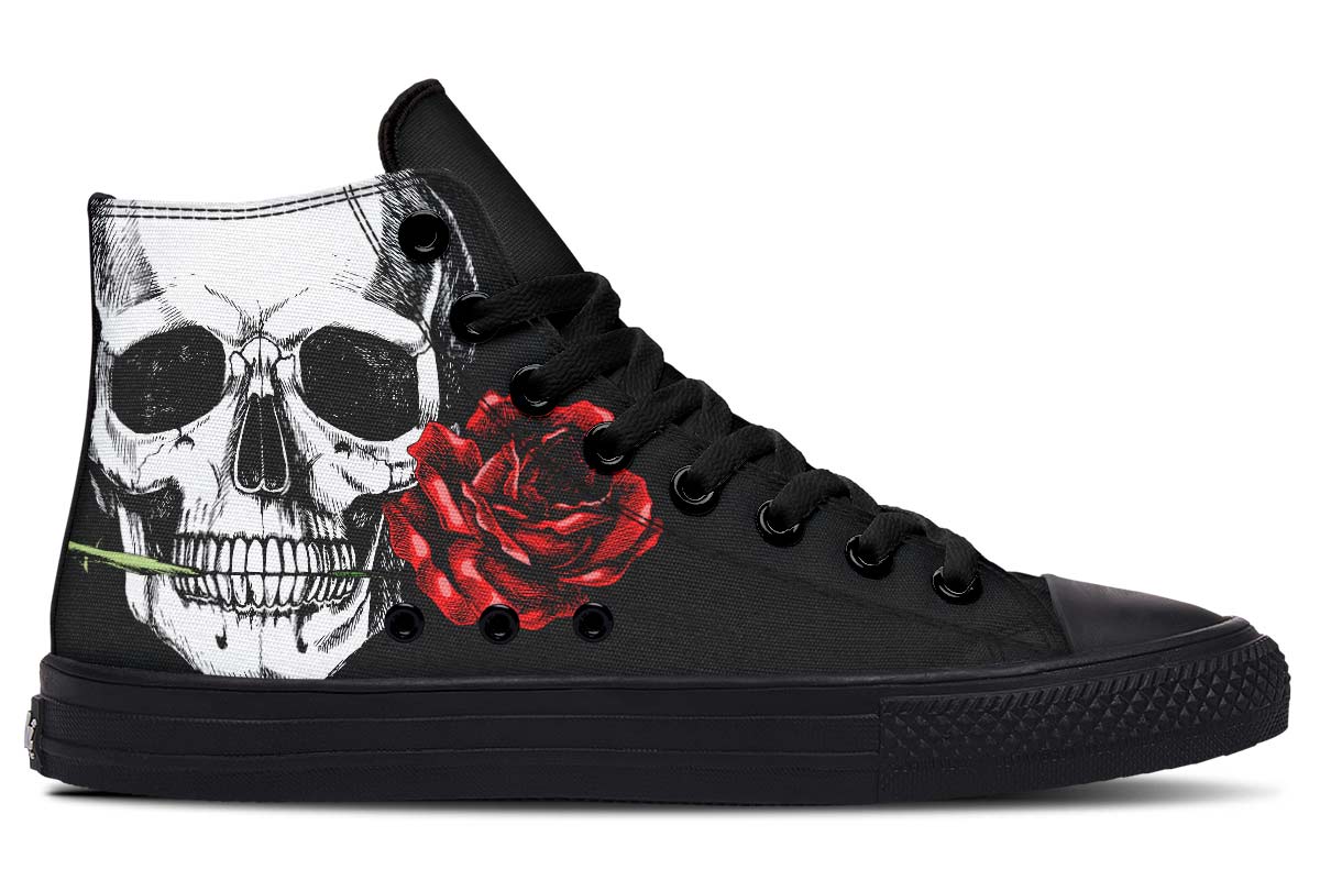 Printed Couple High-top Canvas Shoes