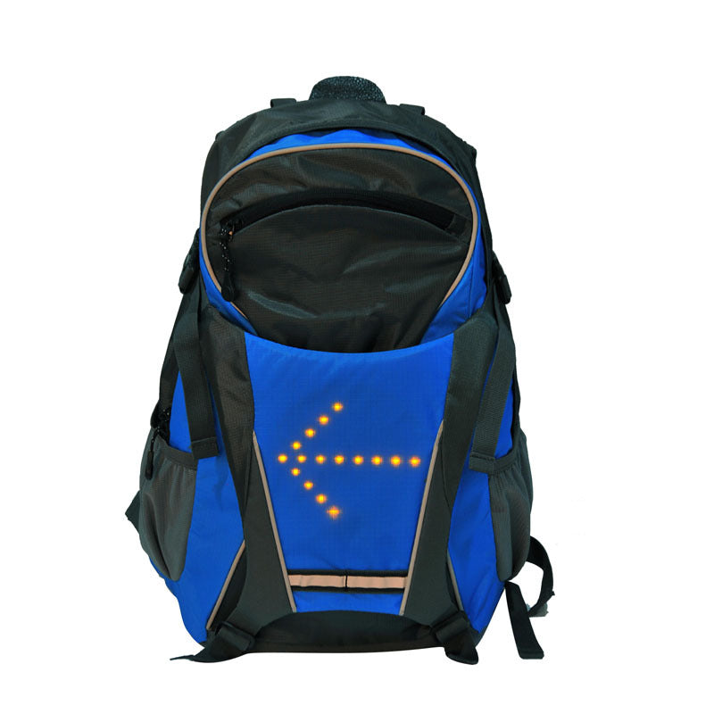 Wireless remote control LED light warning backpack