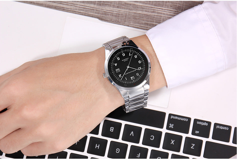 Men's Waterproof Calendar Quartz Watch