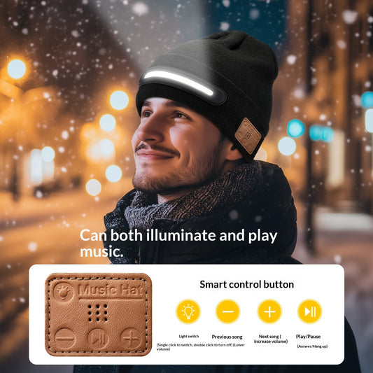 Lighting Wireless Bluetooth Music Hat