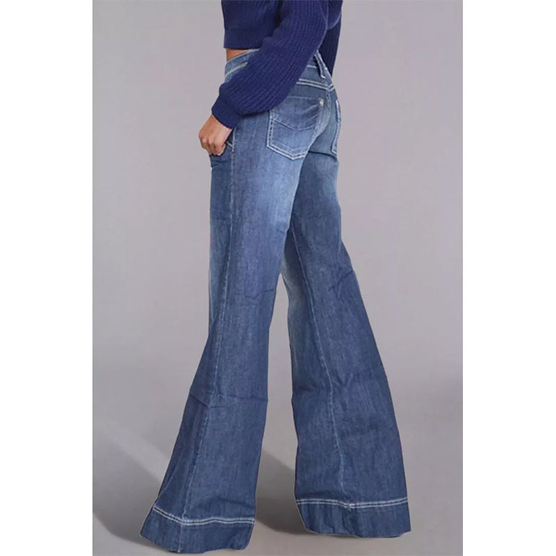 Women's Jeans Look Slimmer With Water Wash Micro
