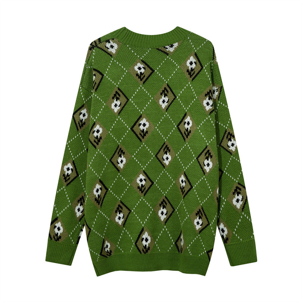 Long Sleeve Sweater With Loose Design And Lazy Wind