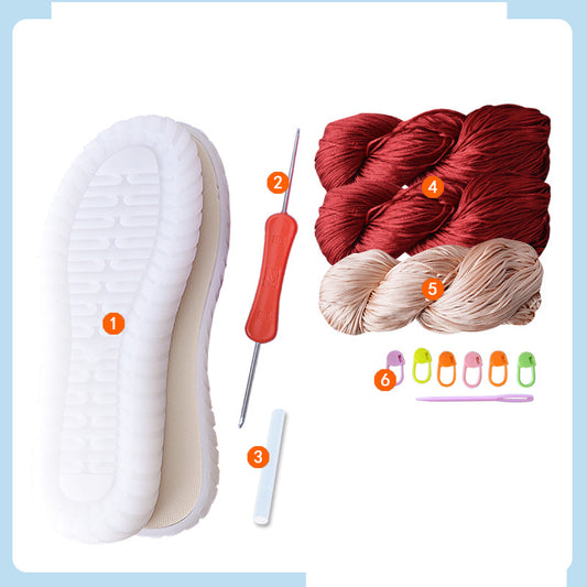 Handwoven Women's Shoes DIY Material Bag