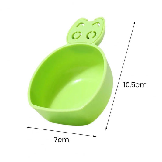 Pet Food Scoop Plastic Grain Spoon Multifunctional Timed Quantitative Feeding Spoon Safe Non-Toxic Pet Food Measuring Scoop