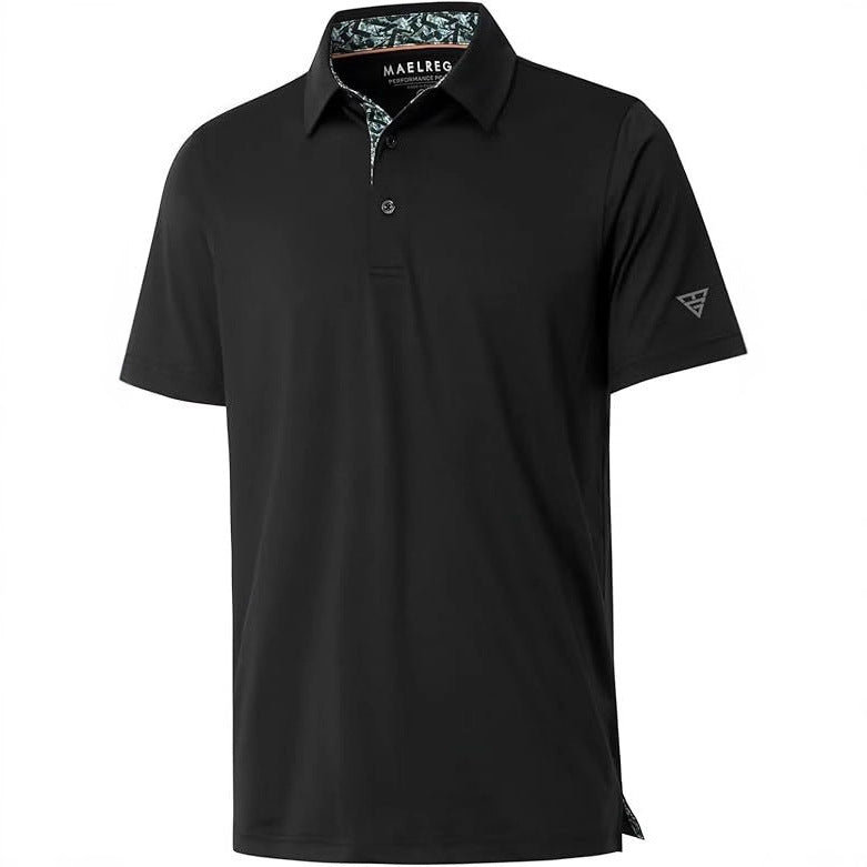 Fashionable Men's Golf Polo Shirt With A Turn-down Collarquick-drying And Breathable