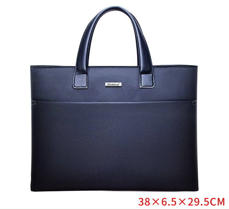 File Bag Large Capacity Waterproof Briefcase Canvas