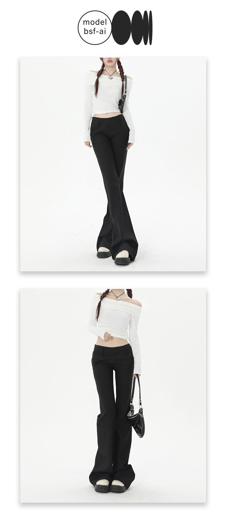 Autumn New Black Retro Casual Pants Women