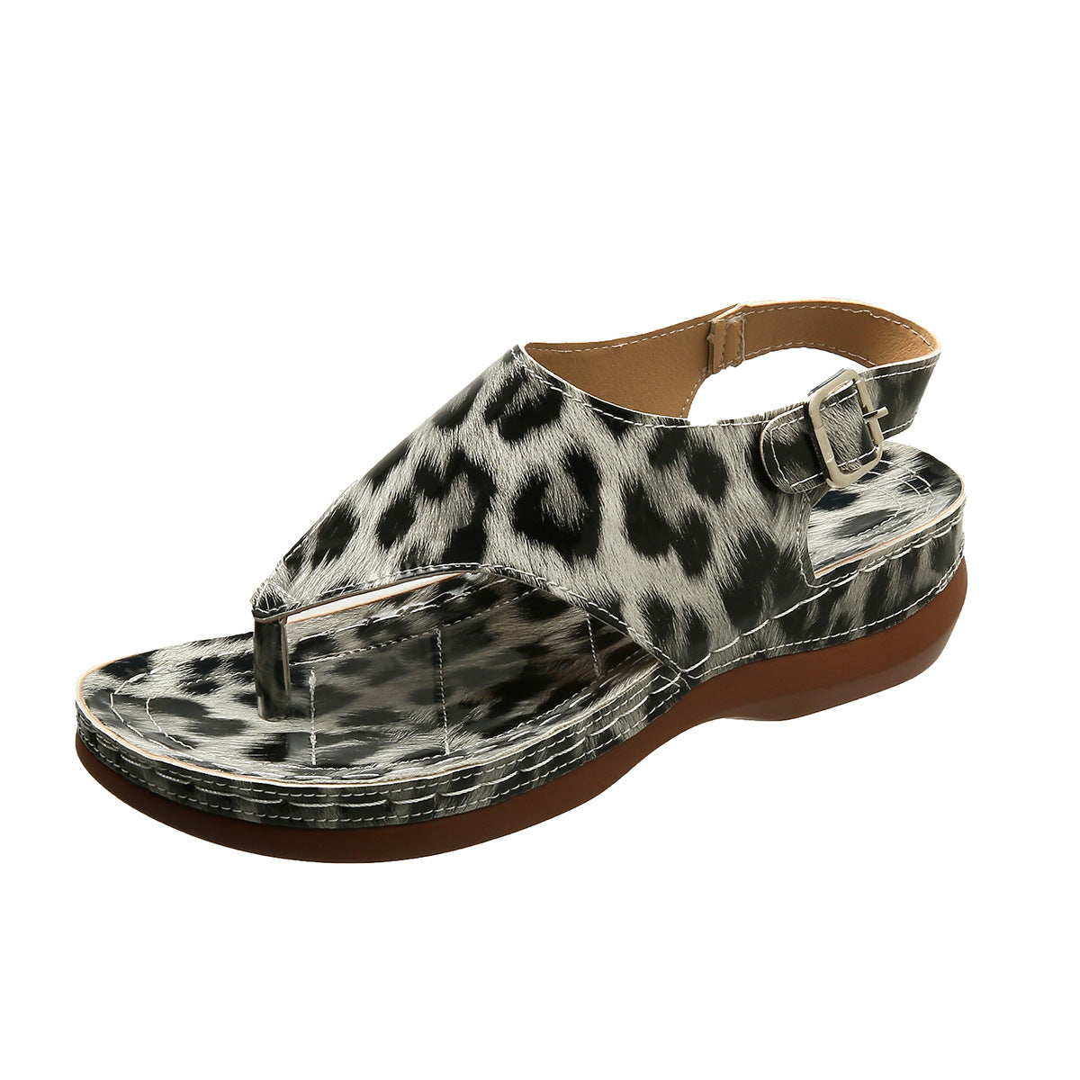 Round Head Thick Bottom Casual Buckle Beach Outdoor Sandals