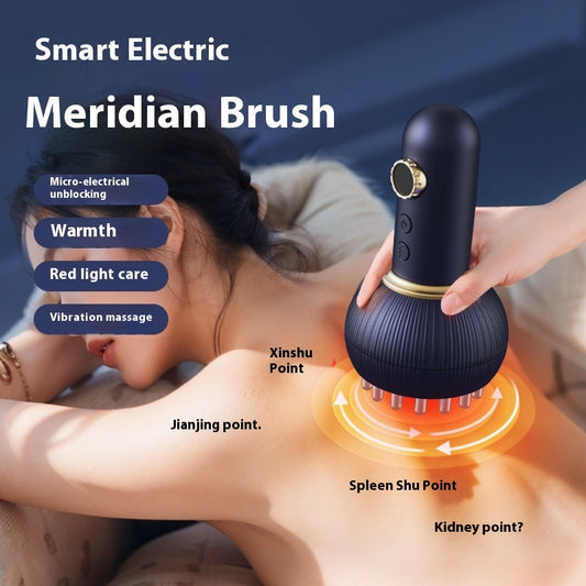 Meridianbørste Universal til hele kroppen elektrisk mudder massageinstrument