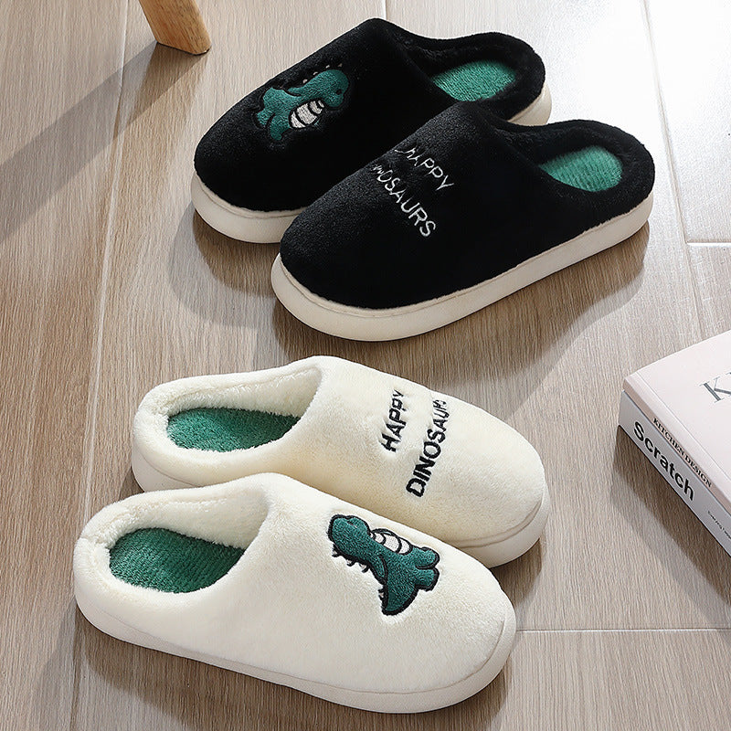 Cute Bear Cotton Slippers Winter Home Indoor