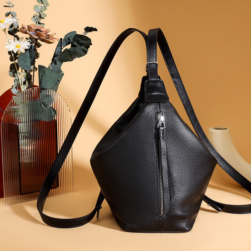 First Layer Cowhide Casual Multi-functional Elegant Bag