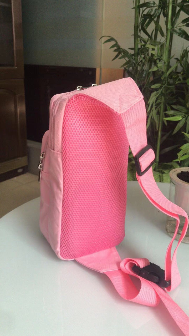 Portable Sakura Print Storage Shoulder Bag