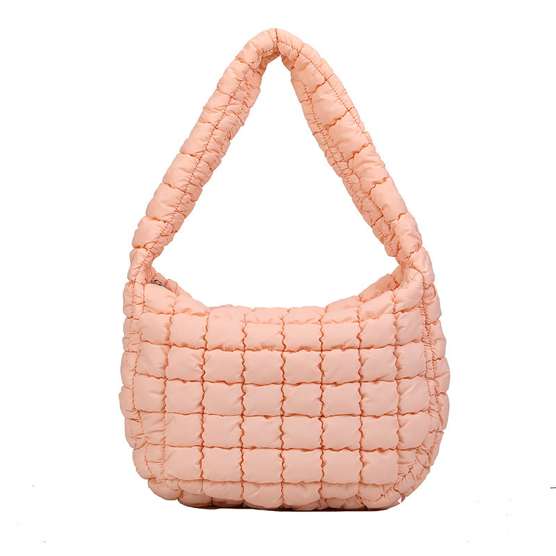 New Korean Ins Style Fashion Pleated Cloud Soft Bag