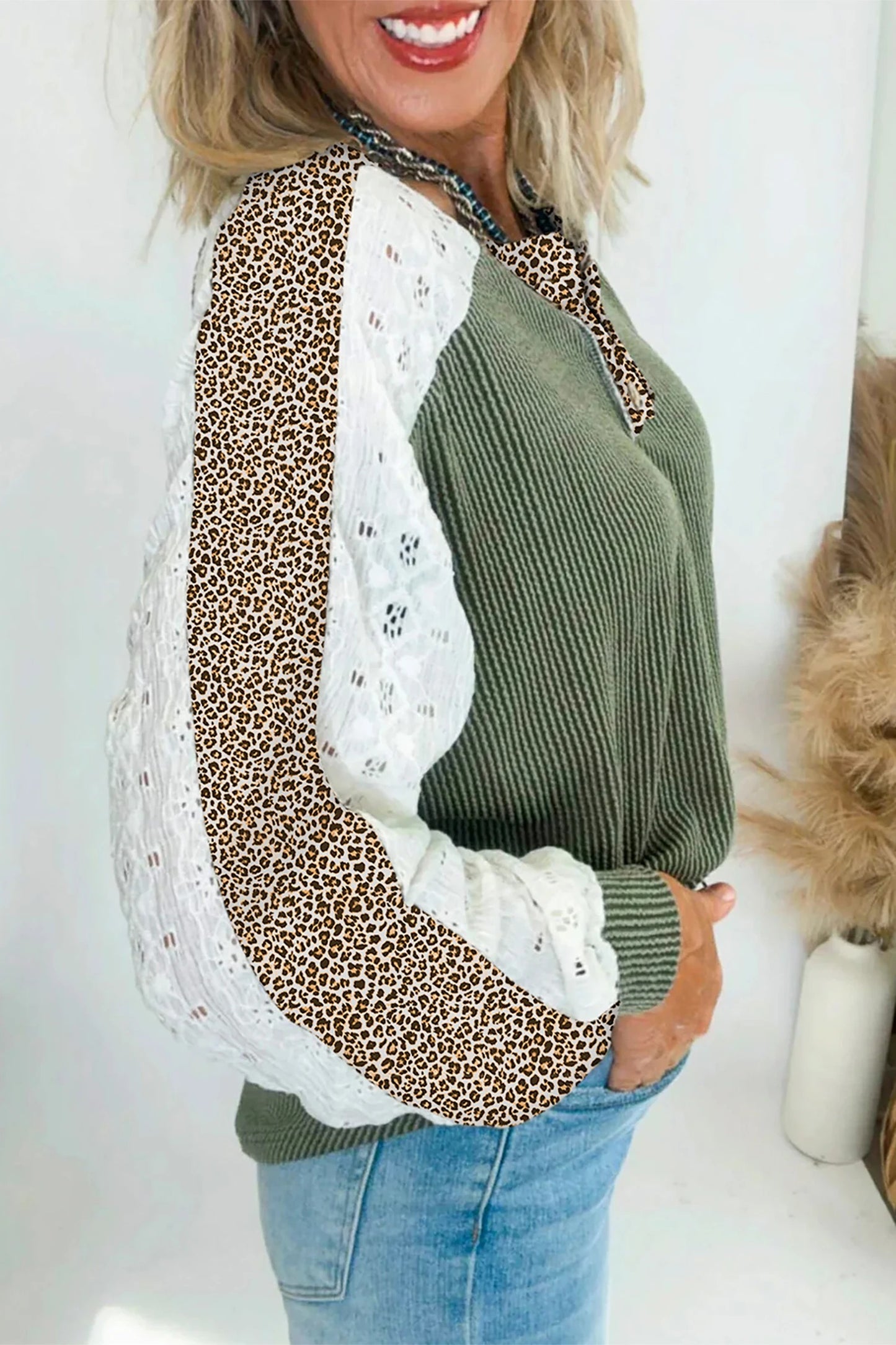 Women's Casual Loose Printed Fashion Long Sleeve Sweatshirt