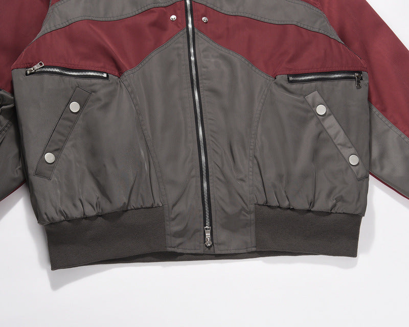 High Street Fashion Multi-functional Splice Functional Jacket