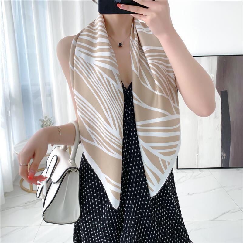Fashion Home Color Leopard Twill Scarf