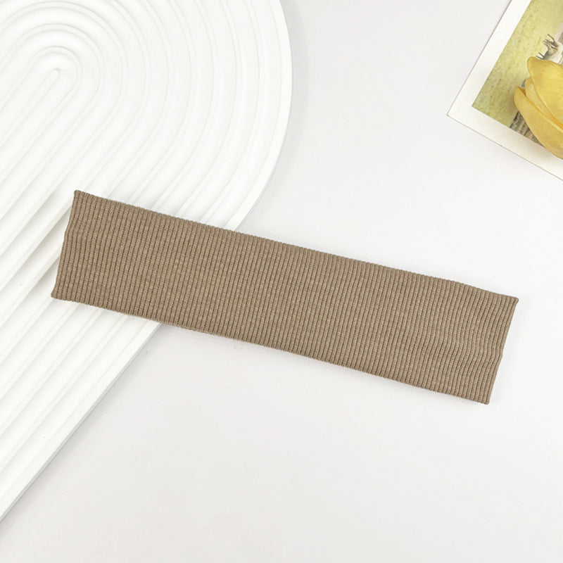 Exercise Hair Band Yoga Workout Sweat Stretch Hair Band Simple Versatile Casual Headband