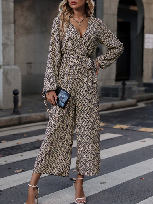 Lady Temperament Noble One-piece Long Sleeves Trousers