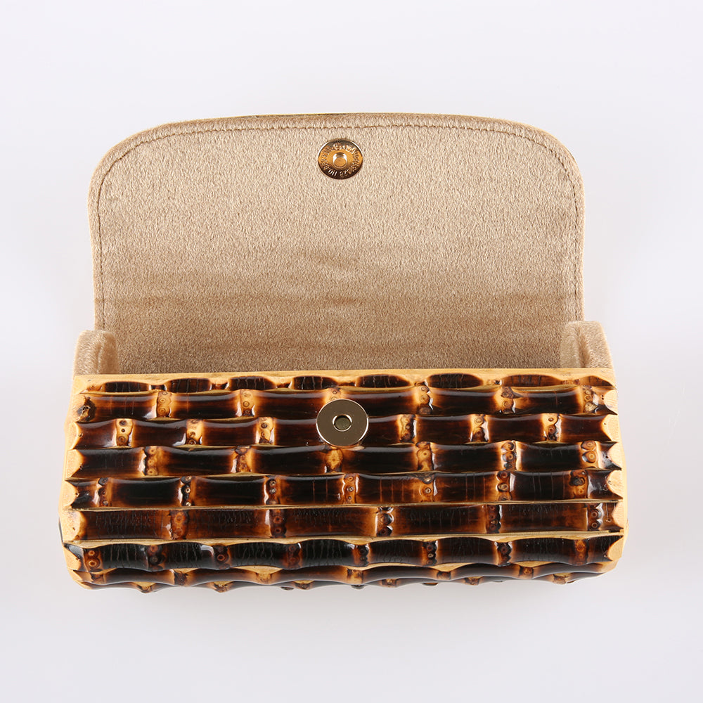 Fashion And Simple Ladies Bamboo Hand Small Square Bag