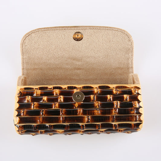 Fashion And Simple Ladies Bamboo Hand Small Square Bag