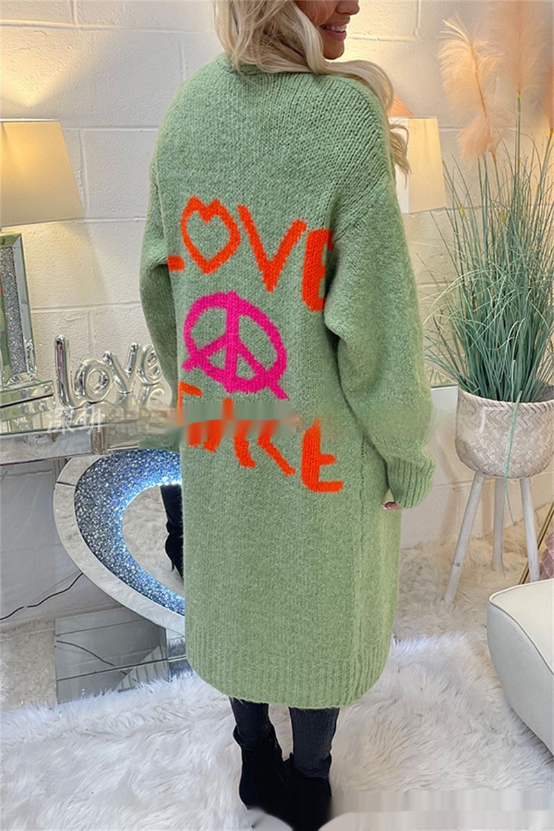 Jacquard Women's Baggy Coat