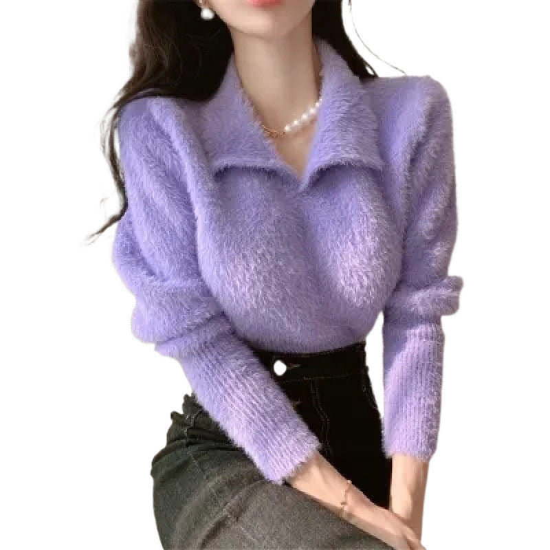 Fashion Temperament Western Style All-match Chic Women's Sweater
